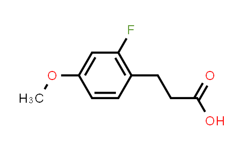 CAS No. 852181-15-8, 3-(2-Fluoro-4-methoxyphenyl)propanoic acid