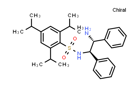 CAS No. 852212-92-1, N-[(1R,2R)-2-Amino-1,2-diphenylethyl]-2,4,6-trisisopropylbenzenesulfonamide