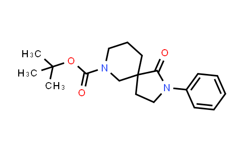 CAS No. 852338-75-1, 2,7-Diazaspiro[4.5]decane-7-carboxylic acid, 1-oxo-2-phenyl-, 1,1-dimethylethyl ester