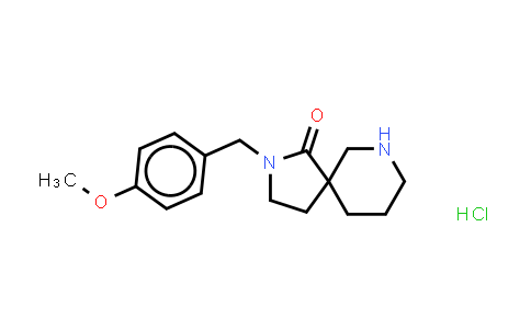 CAS No. 852338-84-2, 2,7-Diazaspiro[4.5]decan-1-one, 2-[(4-methoxyphenyl)methyl]-, (Hydrochloride) (1:1)