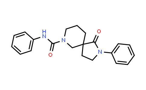 CAS No. 852339-01-6, 2,7-Diazaspiro[4.5]decane-7-carboxamide, 1-oxo-N,2-diphenyl-