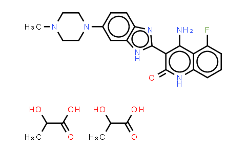 CAS No. 852433-84-2, Dovitinib (Dilactic acid)