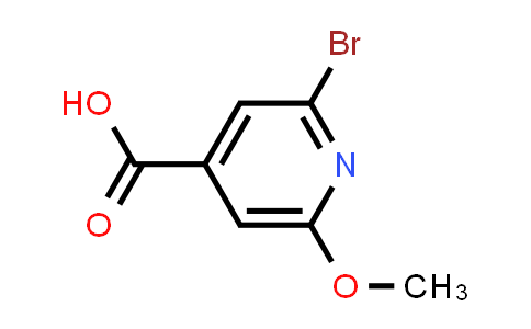 CAS No. 853029-93-3, 2-Bromo-6-methoxyisonicotinic acid