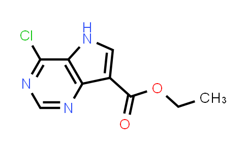 CAS No. 853058-42-1, Ethyl 4-chloro-5H-pyrrolo[3,2-d]pyrimidine-7-carboxylate