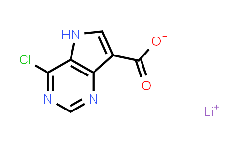 853058-43-2 | Lithium 4-chloro-5H-pyrrolo[3,2-d]pyrimidine-7-carboxylate