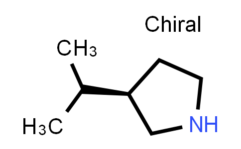 CAS No. 85372-59-4, (R)-3-Isopropylpyrrolidine