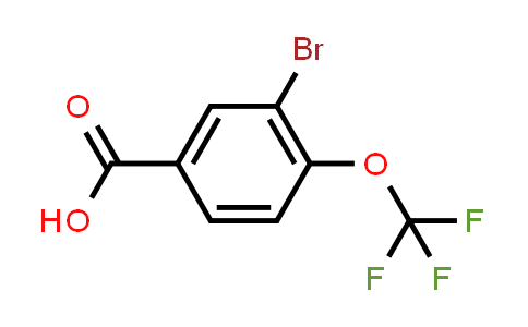 CAS No. 85373-96-2, 3-Bromo-4-(trifluoromethoxy)benzoic acid