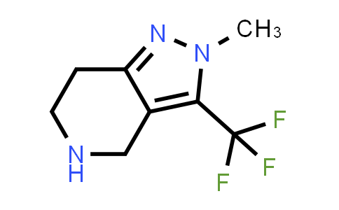 CAS No. 853784-42-6, 4,5,6,7-Tetrahydro-2-methyl-3-(trifluoromethyl)-2H-pyrazolo[4,3-c]pyridine