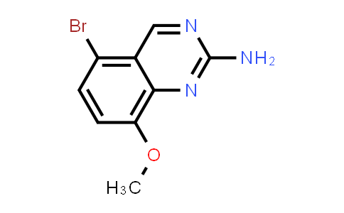 CAS No. 853792-28-6, 5-Bromo-8-methoxyquinazolin-2-amine