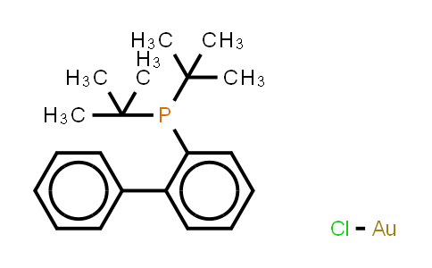 CAS No. 854045-93-5, Chloro[2-(di-t-butylphosphino)biphenyl]gold(I)