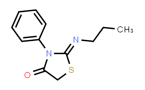 CAS No. 854107-48-5, (Z)-3-phenyl-2-(propylimino)thiazolidin-4-one