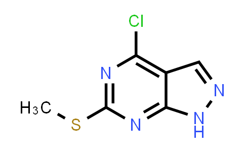 CAS No. 85426-79-5, 4-Chloro-6-(methylthio)-1H-pyrazolo[3,4-d]pyrimidine