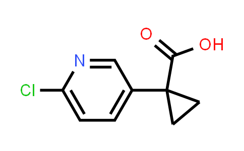 CAS No. 854267-90-6, 1-(6-Chloropyridin-3-yl)cyclopropanecarboxylic acid