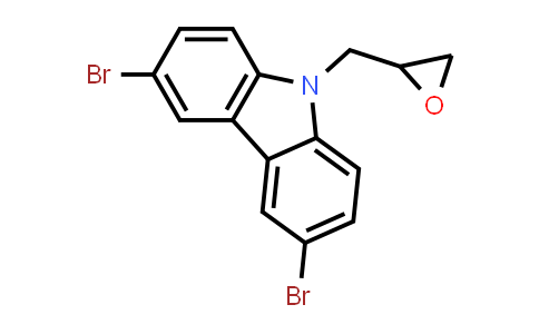 CAS No. 85446-05-5, 3,6-Dibromo-9-(oxiran-2-ylmethyl)-9H-carbazole