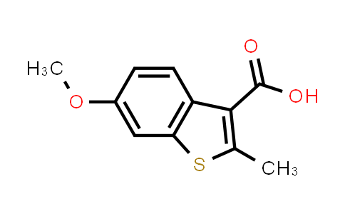 CAS No. 854515-01-8, 6-Methoxy-2-methylbenzo[b]thiophene-3-carboxylic acid