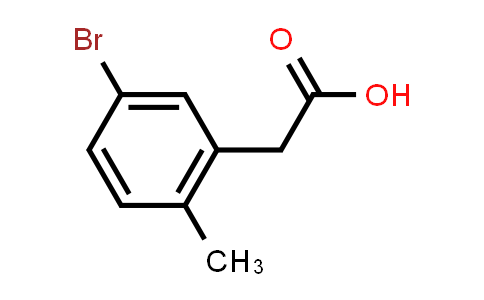 CAS No. 854646-94-9, 2-(5-Bromo-2-methylphenyl)acetic acid