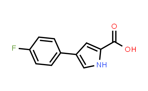 CAS No. 855672-46-7, 4-(4-Fluorophenyl)-1H-pyrrole-2-carboxylic acid