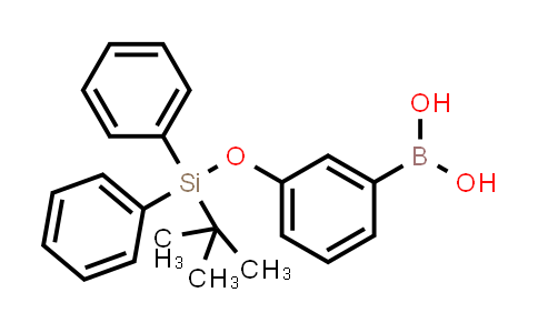 CAS No. 855779-05-4, (3-((tert-Butyldiphenylsilyl)oxy)phenyl)boronic acid