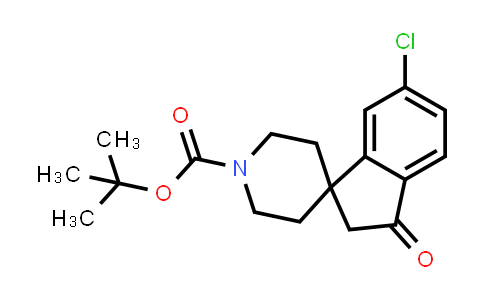MC574978 | 855849-90-0 | Tert-Butyl 6-chloro-3-oxo-2,3-dihydrospiro[indene-1,4'-piperidine]-1'-carboxylate
