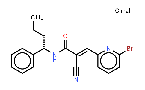 856243-80-6 | (2E)-3-(6-溴-2-吡啶基)-2-氰基-N-[(1S)-1-苯基丁基]-2-丙烯酰胺