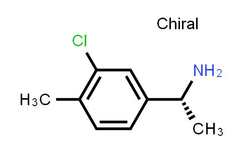 CAS No. 856758-59-3, Benzenemethanamine, 3-chloro-α,4-dimethyl-, (αR)-