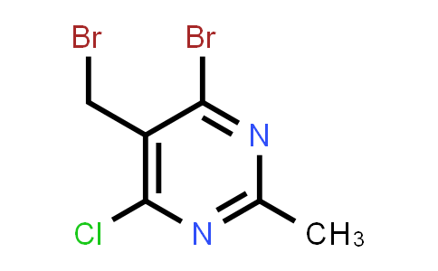 CAS No. 856975-67-2, 4-Bromo-5-(bromomethyl)-6-chloro-2-methylpyrimidine