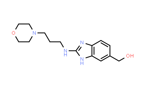 CAS No. 857070-67-8, (2-((3-morpholinopropyl)amino)-1H-benzo[d]imidazol-6-yl)methanol