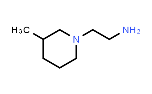 CAS No. 85723-75-7, 2-(3-Methylpiperidin-1-yl)ethan-1-amine
