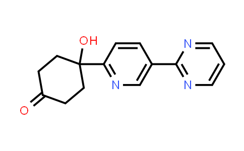CAS No. 857651-06-0, 4-Hydroxy-4-[5-(pyrimidin-2-yl)pyridin-2-yl]cyclohexan-1-one