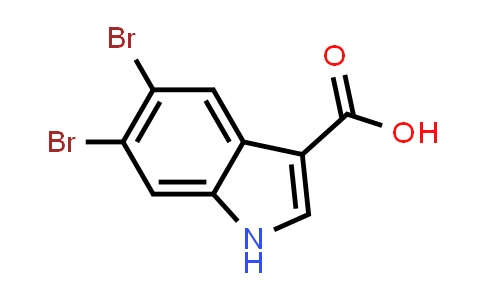 CAS No. 857809-64-4, 5,6-Dibromo-1H-indole-3-carboxylic acid