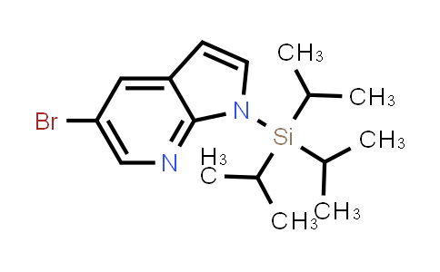 CAS No. 858116-66-2, 5-Bromo-1-(triisopropylsilyl)-1H-pyrrolo[2,3-b]pyridine