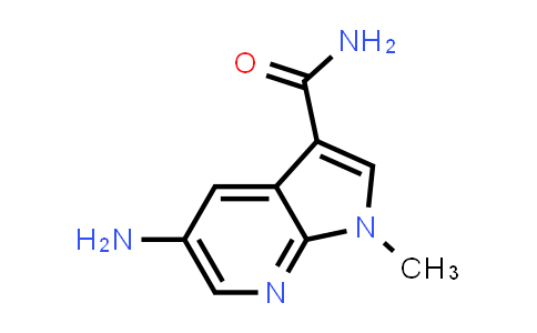 CAS No. 858340-39-3, 1H-Pyrrolo[2,3-b]pyridine-3-carboxamide, 5-amino-1-methyl-
