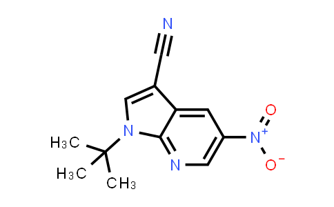 MC575154 | 858340-88-2 | 1H-Pyrrolo[2,3-b]pyridine-3-carbonitrile, 1-(1,1-dimethylethyl)-5-nitro-