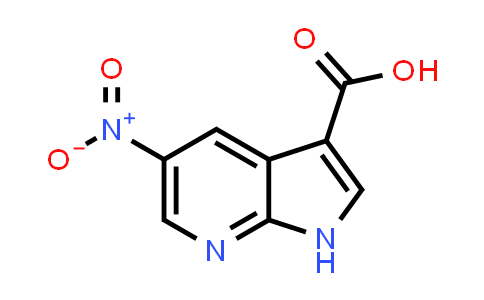 CAS No. 858340-93-9, 5-Nitro-1H-pyrrolo[2,3-b]pyridine-3-carboxylic acid