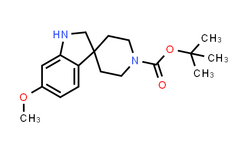 858351-41-4 | tert-Butyl 6-methoxyspiro[indoline-3,4'-piperidine]-1'-carboxylate