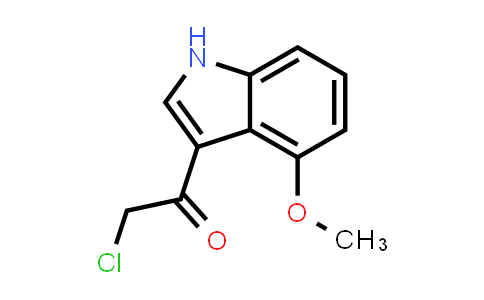 CAS No. 858752-72-4, 2-Chloro-1-(4-methoxy-1H-indol-3-yl)ethan-1-one