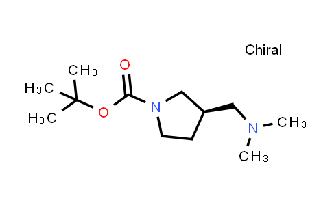 CAS No. 859027-48-8, (R)-1-Boc-3-((dimethylamino)methyl)pyrrolidine