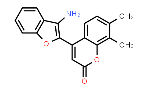 MC575200 | 859133-23-6 | 4-(3-Aminobenzofuran-2-yl)-7,8-dimethyl-2H-chromen-2-one