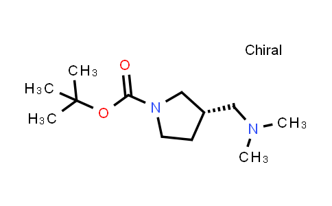 CAS No. 859213-51-7, (S)-1-Boc-3-((dimethylamino)methyl)pyrrolidine
