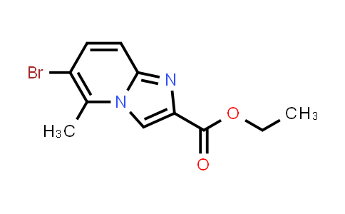 CAS No. 859787-40-9, Ethyl 6-bromo-5-methylimidazo[1,2-a]pyridine-2-carboxylate
