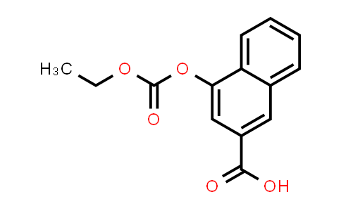 CAS No. 859921-58-7, 2-Naphthalenecarboxylic acid, 4-[(ethoxycarbonyl)oxy]-