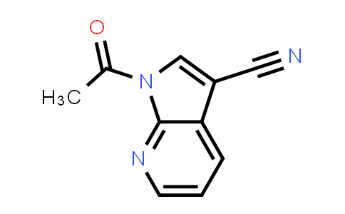 CAS No. 860362-11-4, 1H-Pyrrolo[2,3-b]pyridine-3-carbonitrile, 1-acetyl-