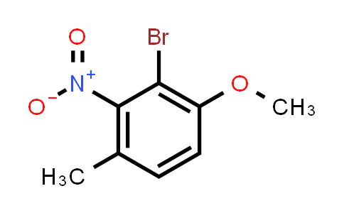 CAS No. 860734-28-7, 2-Bromo-1-methoxy-4-methyl-3-nitrobenzene