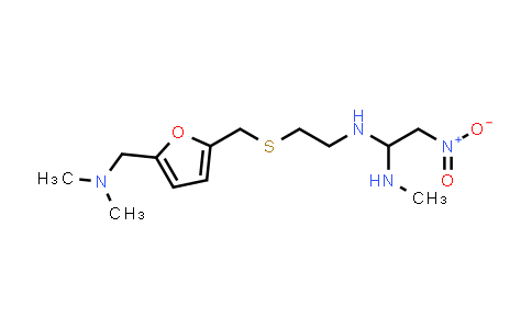 CAS No. 86092-70-8, 1,1-Ethanediamine, N-[2-[[[5-[(dimethylamino)methyl]-2-furanyl]methyl]thio]ethyl]-N'-methyl-2-nitro-