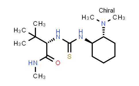 CAS No. 860994-50-9, (S)-2-(3-((1R,2R)-2-(Dimethylamino)cyclohexyl)thioureido)-N,3,3-trimethylbutanamide