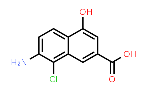 CAS No. 861073-71-4, 2-Naphthalenecarboxylic acid, 7-amino-8-chloro-4-hydroxy-