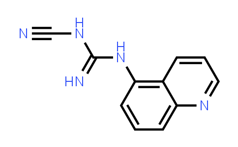 CAS No. 861393-75-1, N-Cyano-N'-5-quinolinylguanidine