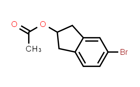 CAS No. 862135-60-2, 5-Bromo-2,3-dihydro-1H-inden-2-yl acetate