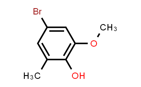 CAS No. 86232-54-4, 4-Bromo-2-methoxy-6-methylphenol