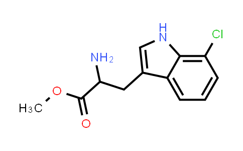 CAS No. 862377-53-5, Methyl 2-amino-3-(7-chloro-1H-indol-3-yl)propanoate